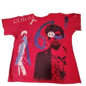 TIGI Colour Prince Red Tshirt Sz L